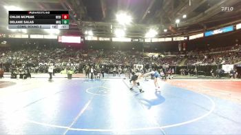 140 lbs Cons. Round 2 - Chloe McPeak, Reed vs Delanie Salas, McQueen