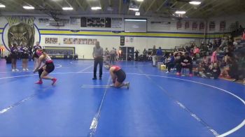 155 lbs Placement Matches (8 Team) - Kaylee Jordan, Lisbon vs Katelyn Hughell, North Metro