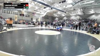 142 lbs Champ. Round 1 - Cash Hodges, Clark vs Grayson Sellers, Sylvan