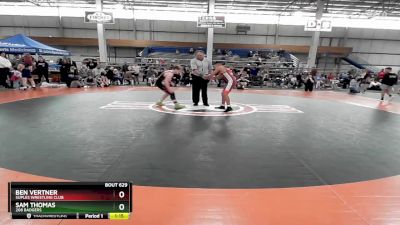 130 lbs Round 2 - Ben Vertner, Suples Wrestling Club vs Sam Thomas, 208 Badgers