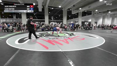 61 lbs Cons. Round 1 - Alex Giglietti, Brevard FCA vs Liam Dwyer, Spartan Combat RTC/ Titan Mercury Wrestling Club (TMWC)