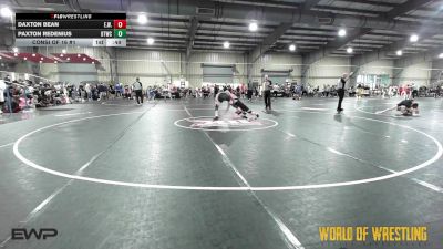 115 lbs Consi Of 16 #1 - Paxton Redenius, BTWC vs Daxton Bean, Elgin Wrestling