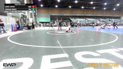 96 lbs Consolation - Lenix Ortiz, Pounders WC vs Jordan Ineck, Idaho Gold