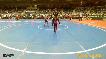 60 lbs Quarterfinal - Prince`Josiah Collins, Mighty Warriors Wrestling Academy vs Peter Yarpe, Nebraska Boyz