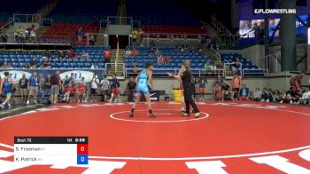 126 lbs Rnd Of 128 - Sam Freeman, Michigan vs Kyah Patrick, Ohio