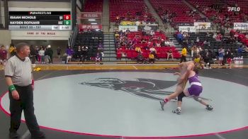 157 lbs Champ. Round 2 - Isaiah Nichols, Quincy vs Hayden Rofkahr, Ozarks