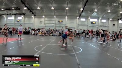 113 lbs Round 5 (6 Team) - Brody Bronson, All American vs Bentley West, Phoenix WC 1