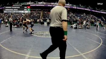 3A 157 lbs Champ. Round 1 - Emmanuel Ortiz, Kings Mountain High School vs Andrew Thompson, East Rowan High School