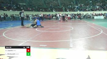 128 lbs Round Of 16 - Emiliano Zapata, Santa Fe South vs Louden McDoulett, Harrah