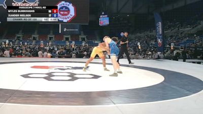 165 lbs Champ. Rd Of 128 - Myles Burroughs, Massachusetts vs Xander Nielsen, Utah