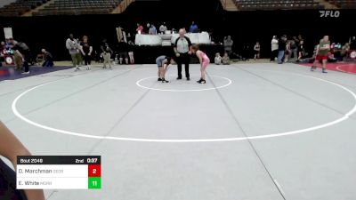 60 lbs Rr Rnd 1 - Scarlet Cicora, Georgia vs Brynlee Dupree, Cavalier Wrestling Club