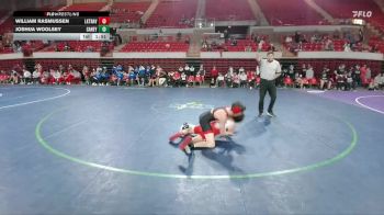 144 lbs Round 2 - Quarters & 1st Wb (16 Team) - William Rasmussen, Austin Lake Travis vs Joshua Woolsey, Conroe Caney Creek