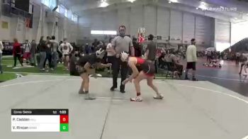 136 lbs Consolation - Piper Cadden, Valiant vs Victoria Rincan, Warriors Wrestling Academy