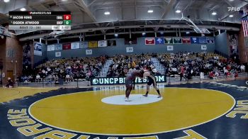 285 lbs Champ. Round 1 - Ogden Atwood, UNC Pembroke vs Jacob King, Emmanuel