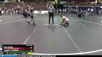 Round 5 - Cordell Clemens, Mt. Ayr vs Levi Aitkin, Team Aitkin Wrestling Club