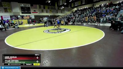 106 lbs Quarterfinal - Tyler Drysen, Team Temecula Wrestling Club vs Jake Agolia, Team SoCal