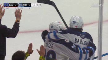 GOTTA SEE IT: Winnipeg Jets Top Prospect Brayden Yager Scores First Pro Goal In First Pro Game For Manitoba Moose