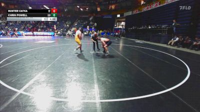 285 lbs Round Of 32 - Hunter Catka, Virginia Tech vs Chris Powell, Long Island