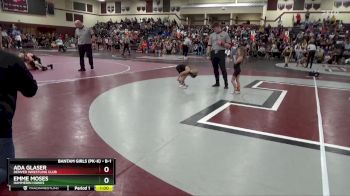 B-1 lbs Round 2 - Ada Glaser, Denver Wrestling Club vs Emme Moses, Hammerin Hawks