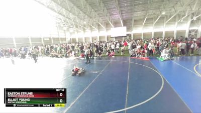 52 lbs Cons. Round 3 - Easton Struhs, Warrior Wrestling Club vs Elliot Young, Uintah Wrestling