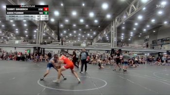 165 lbs Round 6 (8 Team) - Aiden Fawber, TDWC Maniacs Blue & Gold vs Tommy Gingerich, Capital City WC