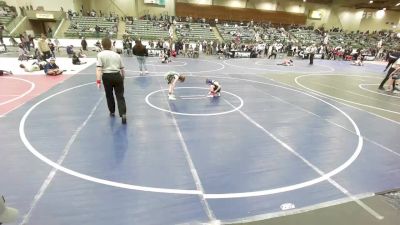 58 lbs Consi Of 8 #2 - Luke Hartzell, Lakeview MC vs Bradley Smith, Greenwave YW