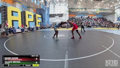 215 lbs Cons. Round 3 - Xavier Moore, Red Lion Christian Academy vs Vaughn Brooks, McKean