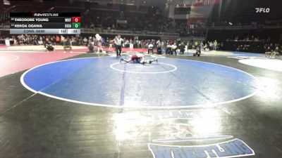 132 lbs Cons. Semi - Kekoa Ogawa, Central Catholic vs Theodore Young, Whitney