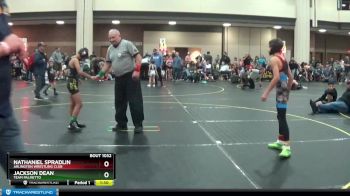 85 lbs Cons. Round 2 - Jackson Dean, Team Palmetto vs Nathaniel Spradlin, Arlington Wrestling Club