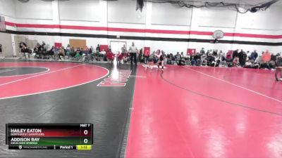 83-87 lbs Round 2 - Hailey Eaton, Northwest Grapplers vs Addison Ray, Excelsior Springs