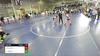 150 lbs Cons. Semi - Jacob Olsen, Star Valley Wrestling Club vs Kolten Layton, True Grit Wrestling Club