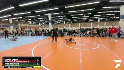 59-60 lbs Round 2 - Wyatt Samra, Fitness Fight Factory Wrestling Club vs Kaleb Liggett, Amped Wrestling Club