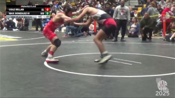 142 lbs 3rd Place Match - Cole Millan, Delta vs Max Gonzalez Iii, Red Wave Wrestling