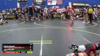 60 lbs Round 3 (6 Team) - Aidyn Bryant, Combative Sports Athletic Center vs Levi Phillips, Ares