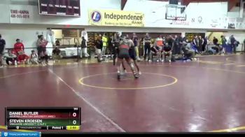 141 lbs Cons. Round 2 - Steven Kroesen, Vanguard University (Calif.) vs Daniel Butler, Arizona Christian University (Ariz.)