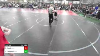 90 lbs 3rd Place - Gage Chelewski, Colorado Outlaws vs Gavin Cheek, Panhandle Wrestling Academy