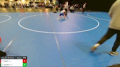 Boys 3rd-4th Grade - 105 Cons. Semis - Tacoree Twedt, Moen Wrestling Academy vs Caleb Jacobs, Iowa