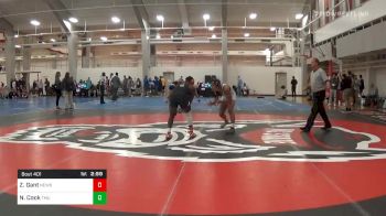 Consolation - ZeBrandon Gant, Newberry vs Nolan Cook, Truett-McConnell University