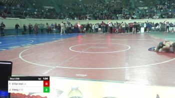 113 lbs Quarterfinal - Felipe Villarreal, Unattached Assassins vs Justus Heeg, Stillwater