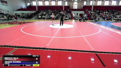 101 lbs Quarterfinal - Bentley Hills, Carthage College vs Genesis Ramirez, Aurora