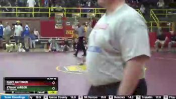 152 lbs Champ. Round 1 - Ethan Yarber, Mt Vernon vs Kody Glithero, Roncalli