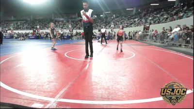 65 lbs Rr Rnd 2 - Melissavette Alba, Cowboy Wrestling Club vs Lakely Kraft, Bridge Creek Youth Wrestling
