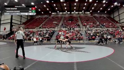 125 lbs Semifinal - Sam Shafer, Maryville vs Jakason Burks, Central Missouri