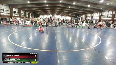 58 lbs Cons. Round 3 - Corbin M Smuin, Uintah vs Cole Garretson, Fremont Wrestling