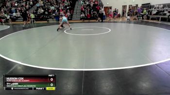 90 lbs Cons. Round 3 - Hudson Cox, Moen Wrestling Academy vs Ty Lamm, Wentzville Wrestling Federatio