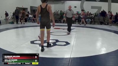 129 lbs Round 4 (6 Team) - Nolan Baker, PA Alliance vs Gunnar Wilson, PNW Gold