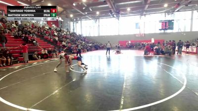 126 lbs Cons. Round 1 - Santiago Yoshida, El Paso Del Valle vs Matthew Montoya, El Paso Bel Air