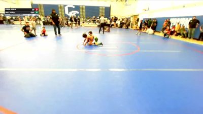 49 lbs Quarterfinal - Ezra Ayala, Vista Junior Panthers vs Max Luna, Cal Grapplers Wrestling Club