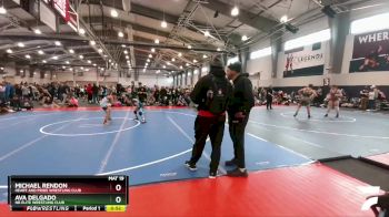 80 lbs Round 2 - Ava Delgado, NB Elite Wrestling Club vs Michael Rendon, Heart And Pride Wrestling Club