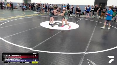 132 lbs Round 1 - Kaytlin McAnelly, Soldotna Whalers Wrestling Club vs Chloe Lastimosa, Marathon Wrestling Club